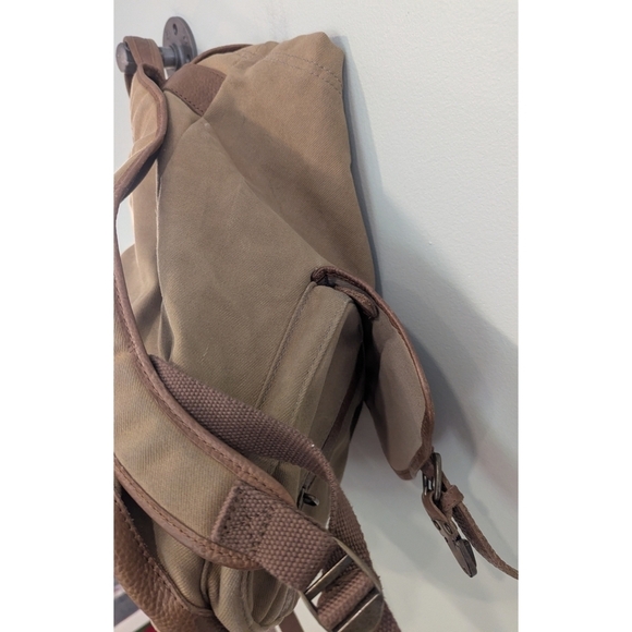 Vintage LL Bean Maine Leather And Cotton Canvas Rucksack main image 4